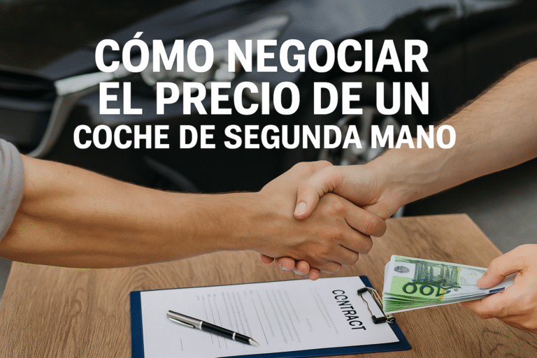 Cómo negociar el precio de un coche de segunda mano como un profesional