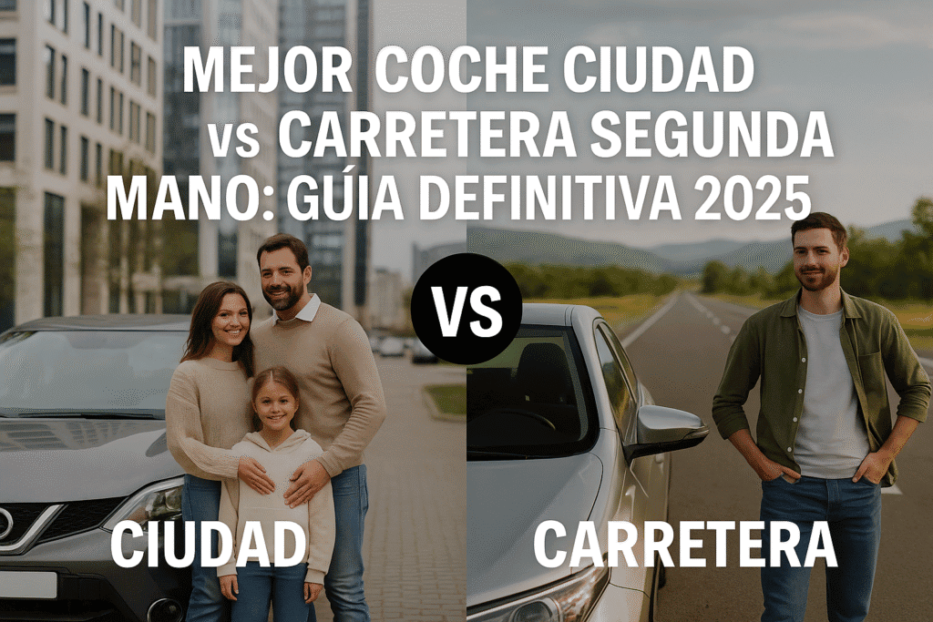 Comparativa mejor coche ciudad vs carretera segunda mano: guía Chevicars 2025