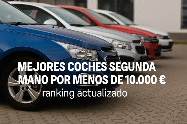 Ranking mejores coches segunda mano por menos de 10.000 €: imagen destacada Chevicars
