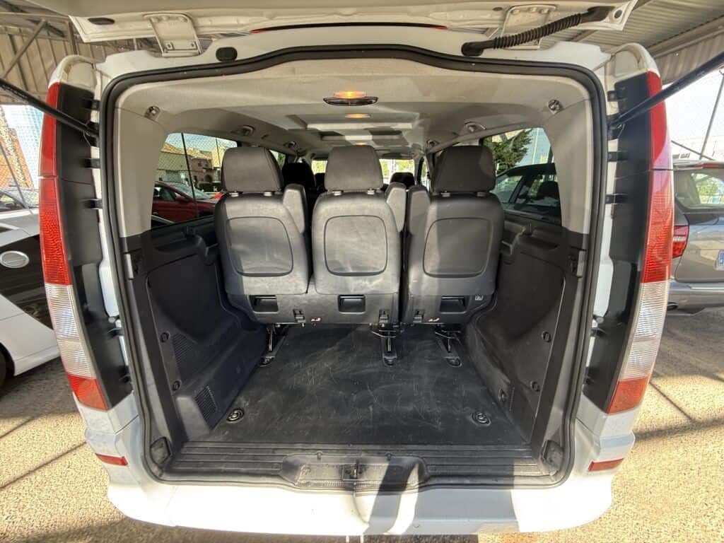 Mercedes-Benz Vito 2014 maletero con tercera fila de asientos
