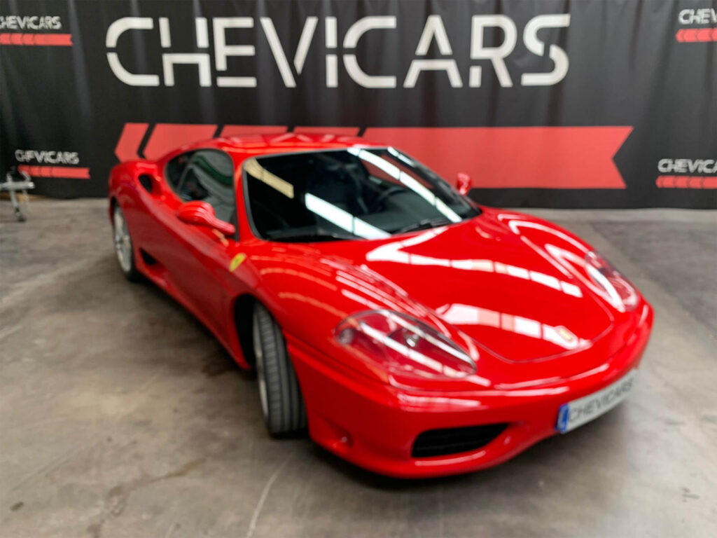 Ferrari 360 Modena de segunda mano en Chevicars vista frontal lateral