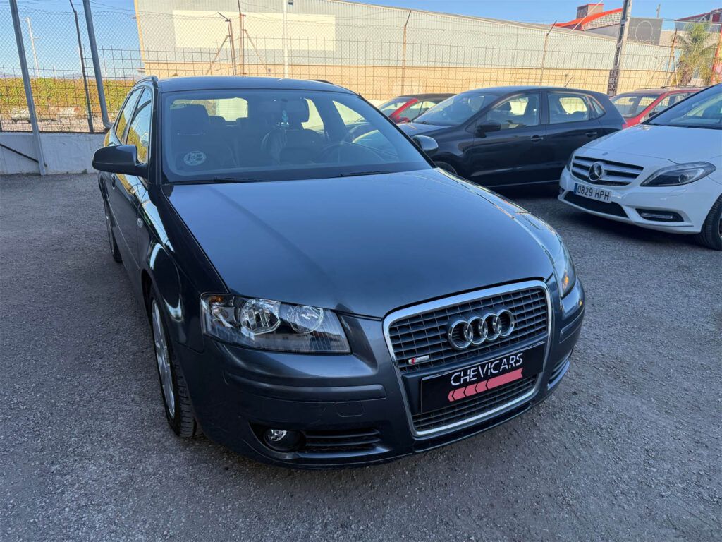 Audi A3 2007 segunda mano frontal lateral izquierdo en Chevicars